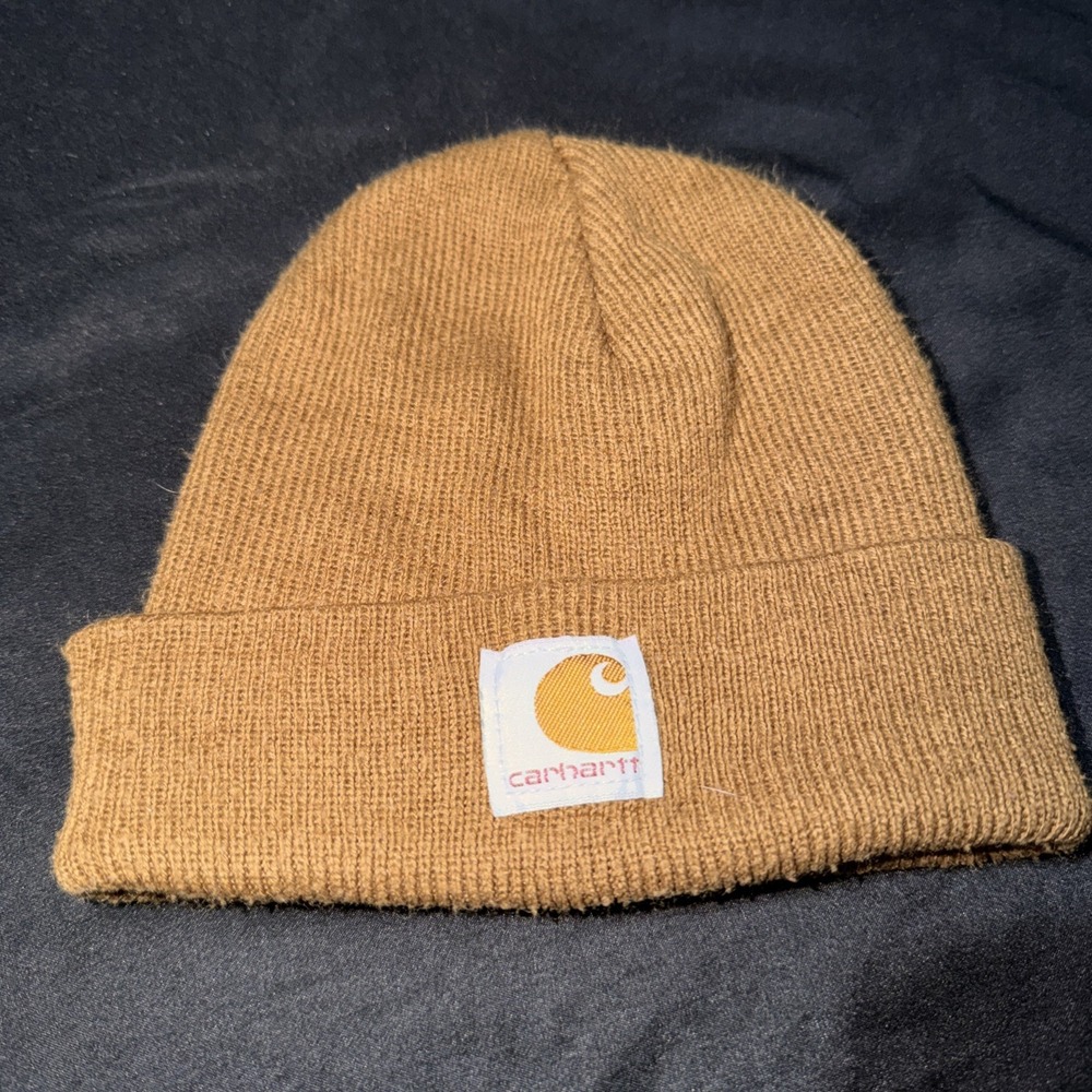 Carhartt Infant Toddler Beanie Brown Knit Watch Hat AH8905 One Size Fits Most